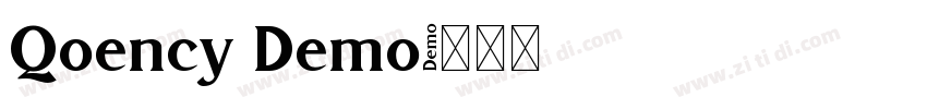 Qoency Demo字体转换